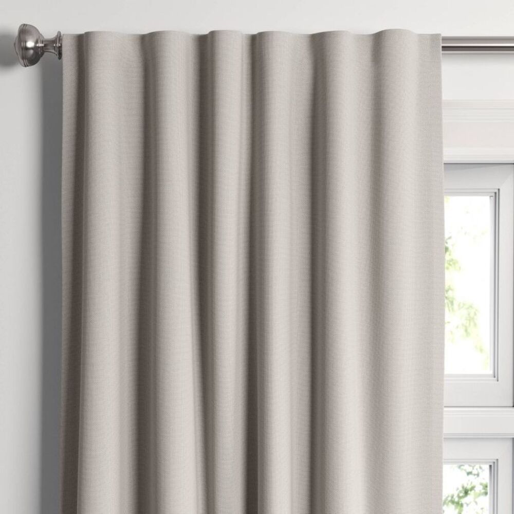 50"x84" Blackout Aruba Window Curtain Panel Gray - Threshold